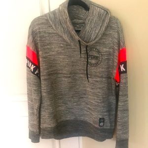 PINK brand oversized cowl necklace sweatshirt